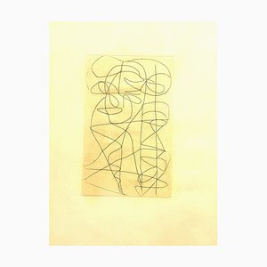 André Lanskoy - Composition - Grabado Original 1960