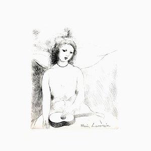 Marie Laurencin - Woman Angel - Original Etching 1946
