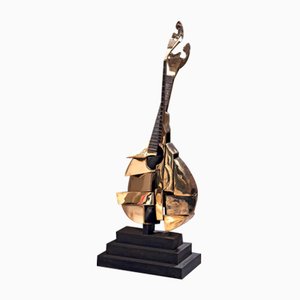 Arman - Bronze Skulptur - Portugiesische Gitarre