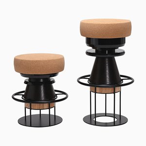 Tabouret Tembo Noir, Note Design Studio