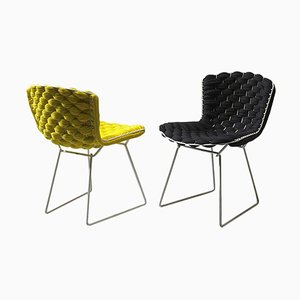 Original Bertoia Side Chairs Revisited by Clément Brazille