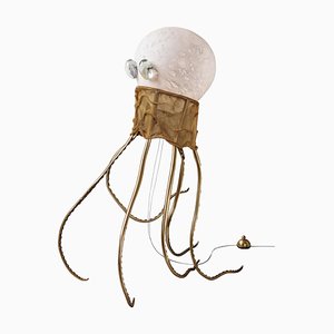 Escultura de lámpara de pie Octopus, Unique, Ludovic Clément D'armont