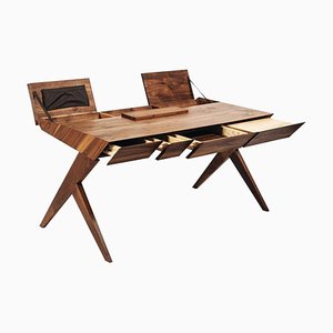 'Locust' 'Holz Schreibtisch, Alexandre Caldas
