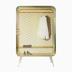 Large Harold Gold Cabinet, Jesse Visser