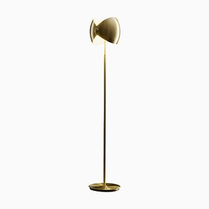 Eirene Brass Italian Floor Lamp
