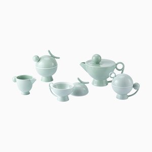 Servizio da tè e caffè moderno in ceramica, set di 5