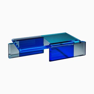 Belle Table Basse Bleue par Charly Bounan