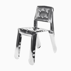 Chippensteel 0.5 Chair in Polished Stainless Steel from Zieta