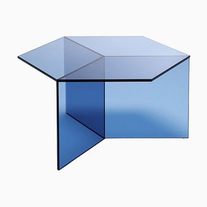 Clear Glass ''Isom Square'' Coffee Table, Sebastian Scherer