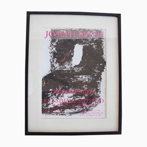 Poster da esposizione Kunsthalle Bielefeld di Joseph Beuys, anni '80