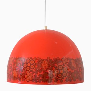 Lampada da soffitto smaltata di Kaj Franck per Fog & Mørup & Arabia, anni '70