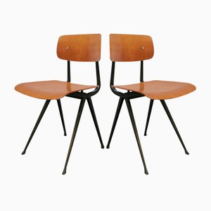 Silla de escuela holandesa industrial de Friso Kramer para Ahrend De Cirkel, años 50