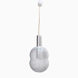 Lampada da soffitto modello Bilobo in vetro di Murano di Tobia Scarpa per Flos, Italia, 1964