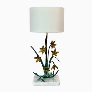 Lampe de Bureau Style Régence Vintage Florale de Regina
