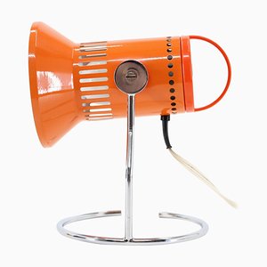 Lampada da tavolo regolabile arancione, Cecoslovacchia, anni '70