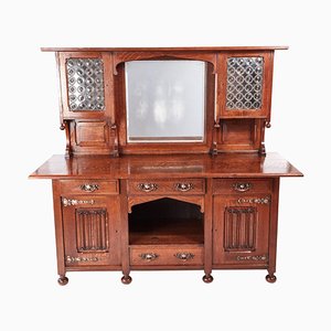 Antique Oak Arts & Crafts Sideboard