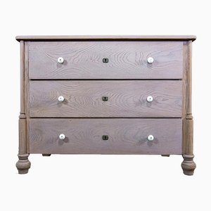 Flea Pink Chest of Drawers with Porcelain Handles