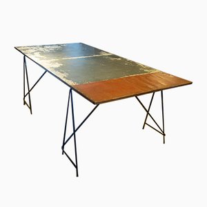 Large Industrial Table by Frits Jeuris
