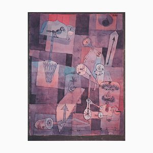 Lithographie et Pochoir d'Analyse de Perversities Diverses d'après Paul Klee, 1964