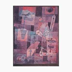 Litografia Analysis of Diverse Perversities and Stencil after Paul Klee, 1964