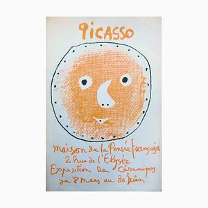 Ceramic face, Madoura by Pablo Picasso, 1958