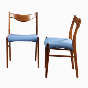 Model GS61 Rosewood Dining Chairs by Arne Wahl Iversen for Glyngøre, 1960s, Set of 6