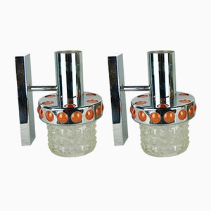 Apliques holandeses de Raak, años 70. Juego de 2