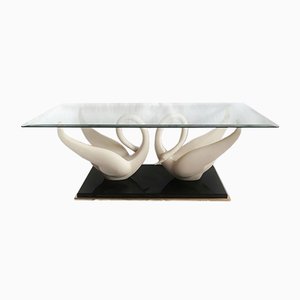 Table Basse Swan Mid-Century de Maison Jansen