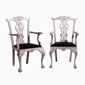 Vielschichtige Vintage Stühle, 8er Set