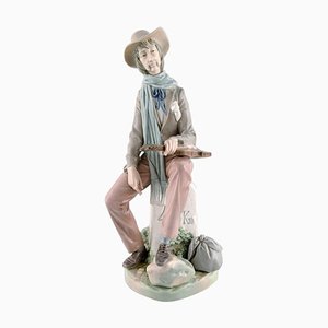 Große spanische Vintage Troubadour Porzellanfigur von Lladro