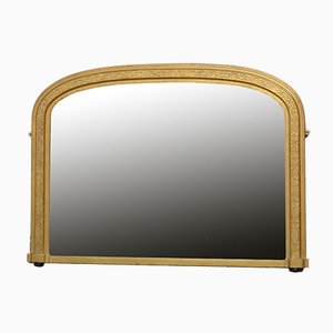 Viktorianischer Spiegel mit vergoldetem Rahmen