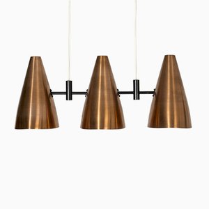 Mid-Century Copper Ceiling Lamp by Eje Ahlgren