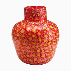 Venezianische Vase aus Glasvase von Ermanno Toso für Fratelli Toso, 1950er