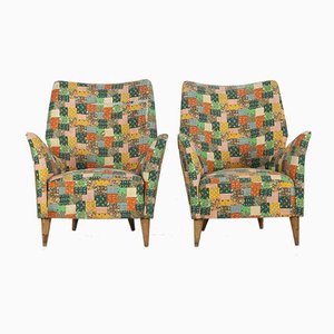 Set of Mid-Century Lounge Chairs from ISA Bergamo, 1950s