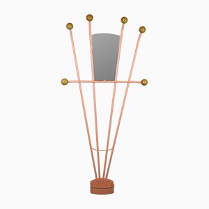 Attaccapanni Mid-Century modernista con portaombrelli, Francia, anni '40