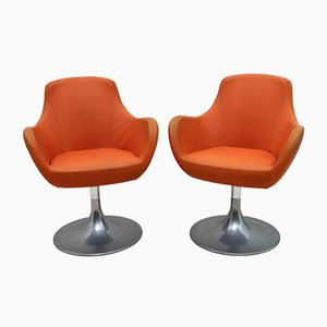 Set of Mid-Century Italian Swivel Chairs, 1960s