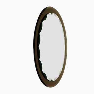 Specchio Mid-Century in cristallo di Fontana Arte, Italia, anni '50