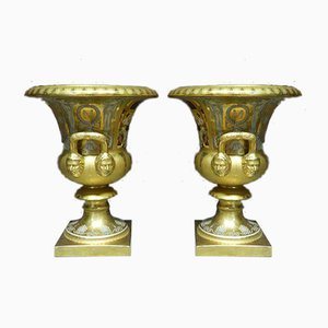 Vases Medici en Porcelaine, Set de 2