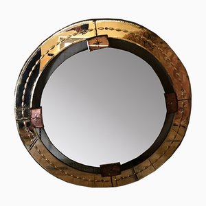 Vintage Italian Round Mirror