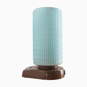 Mid-Century Glass and Plastic Table Lamp, Poland, 1960s