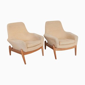 Ladys Lounge Chairs by Ib Kofod-Larsen for Bovenkamp, 1950s, Set of 2