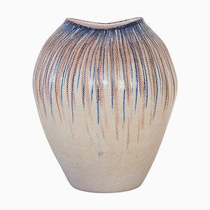 Große Deutsche Steingut Vase, 1960er