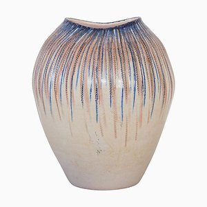 Large German Stoneware Art Pottery Vase, 1960s