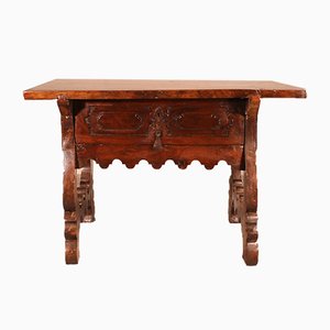 Table Console du 17ème Siècle en Noyer, Espagne