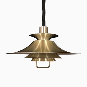 Vintage Danish Multi Layered Penta Pendant Lamp by Johannes Vintage Danish Multi Layered Penta Pendant Lamp by Johannes