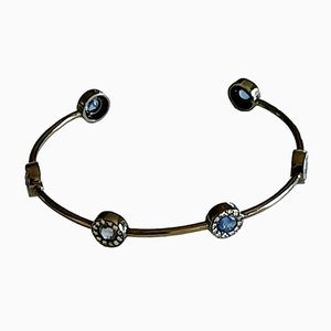 Bracciale in oro con zaffiri, inizio XXI secolo