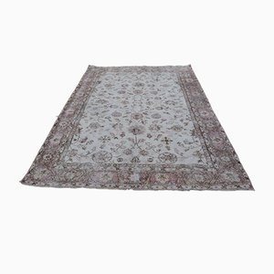 Tapis Oushak Vintage Warm Soft Muted Coloured, Turquie, 1970s