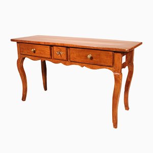 19th Century Louis XV French Cherrywood Console Table