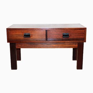 Swedish Rosewood Console Table from Glas & Trä, 1960s