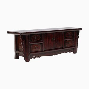 Antique Carved Low Sideboard